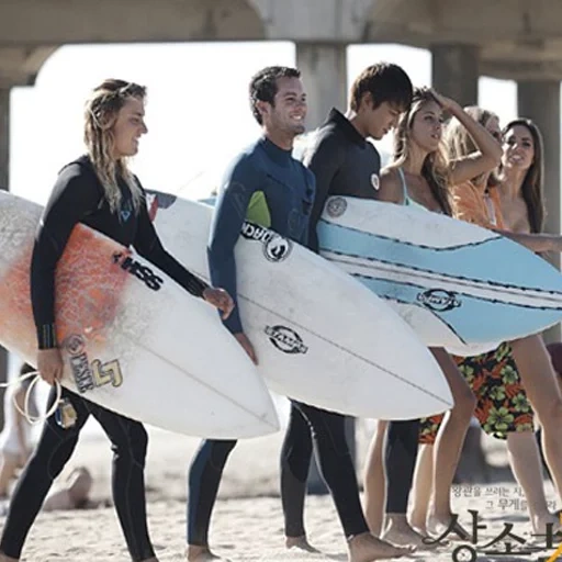 серф, серфер, surfers, девушка, доска серфинга