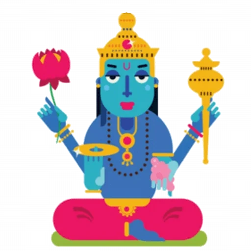 азиат, hindu god, индийские боги, indian god cartoon, китайские божества вектор