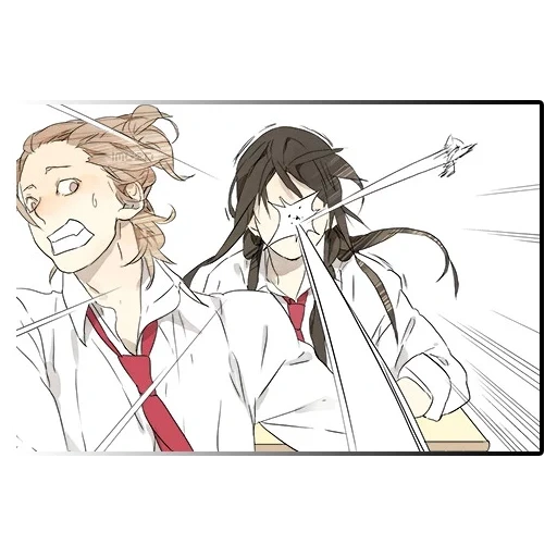 манга, аниме, манга аниме, tamen de gushi, швабрик сан чжин