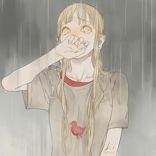 arte anime, arts of girls, anime arts of girls, anime tamen de gushi, anime piange una ragazza