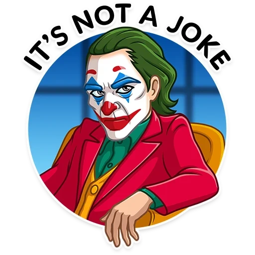 clown, clown, donat joker, stickers clown