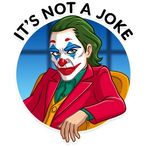 clown, clown, donat clown, clown sticker