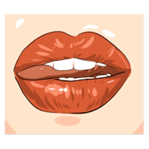 kiss, pop art lèvres, autocollants pour les lèvres, illustration des lèvres, un baiser passionné