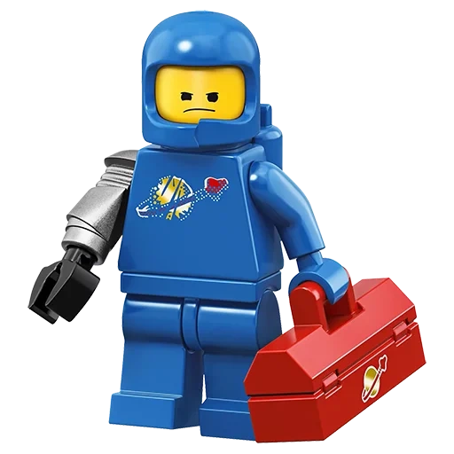 лего фильм, лего космонавт бенни, лего минифигуры бенни, лего бенни минифигурка, классические лего астронавты