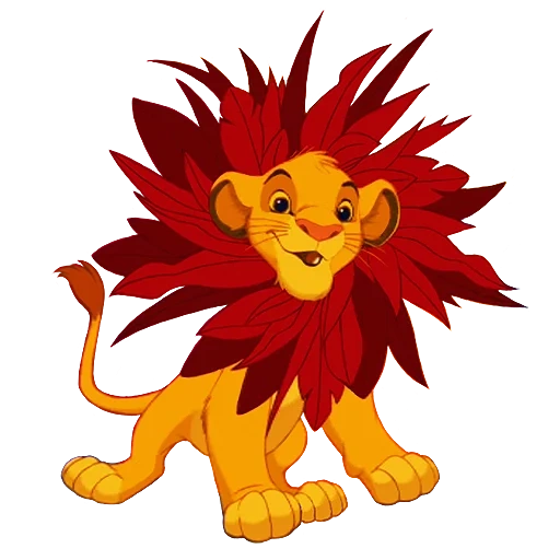 könig der löwen, simba lion, simba king leo, könig lev simba lionyn, könig leo ich kann nur warten um könig zu sein
