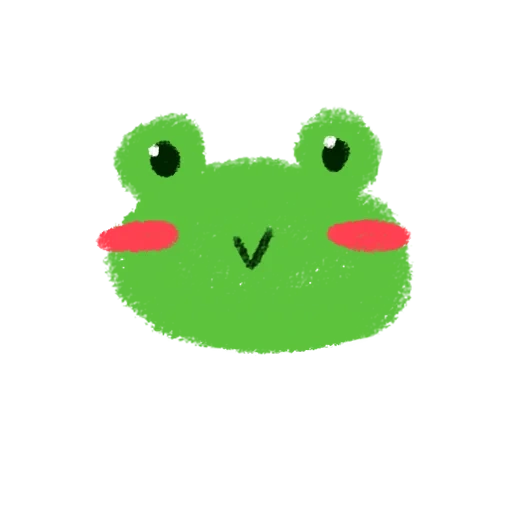 frosch, frosch, frosch ist kawaii, liebe sind süß, süßer frosch