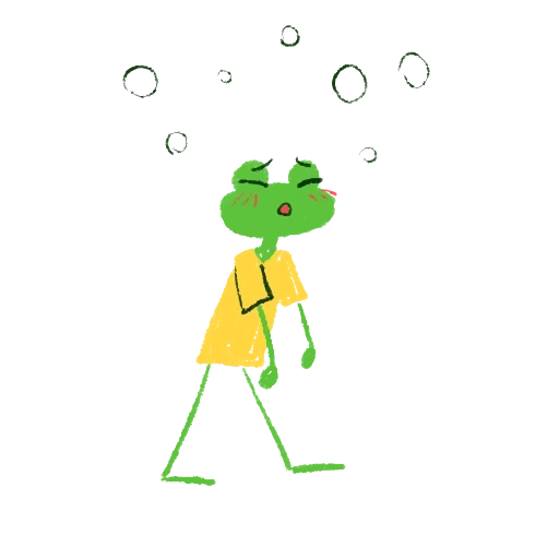 frog, komi frog, frog green, cheerful frog, little frog