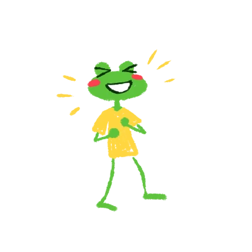 frog, frog, komi frog, comet the frog, thin frog cartoon
