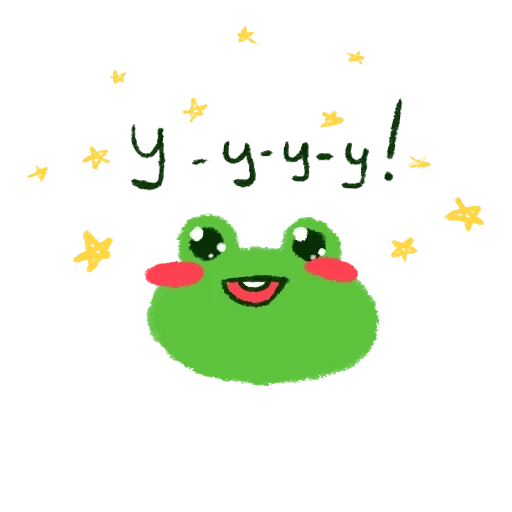 la rana, la rana è carina, rana kawai, la rana verde, programmatore di rane