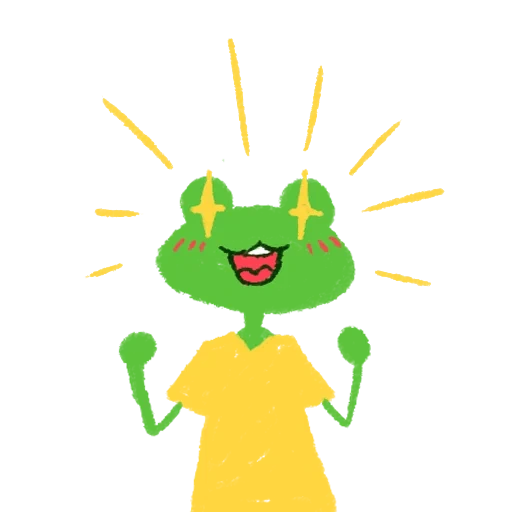 katak, katak wahahah, alien anak, dancing frog