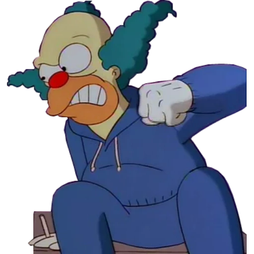 clown to stole, simpsons characters