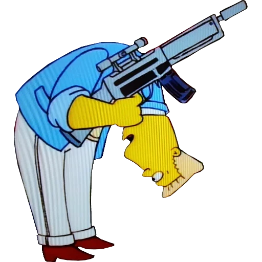the simpsons, simpsons game, simpsons russia, simpsons characters, homer simpson with a gun