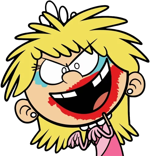 laura lauder, a noisy house, laura lauder is evil, lola loud angry, lola lauder's bad makeup