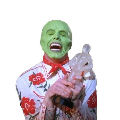 máscara, máscara de oscar, membrana de máscara, máscara de la película 1994 oscar, kincaid máscara oscar