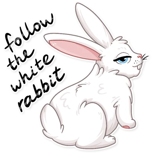 кролик, кролик белый, зайчик зайчик, рисунок кролика, белый зайчик детей