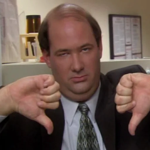them, telephone, the office, two thumbs down, the office meme