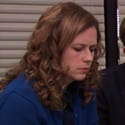 giovane donna, jack nero, l'ufficio, pam halpert, dunder mifflin