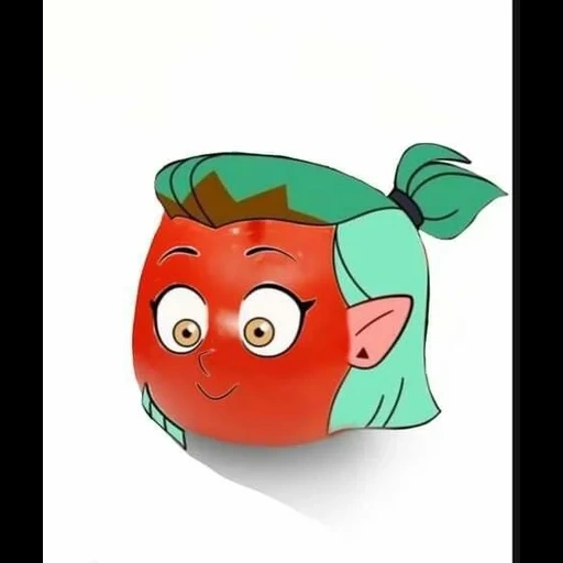 помидор, персонаж, помидорка, сумасшедший помидор, помидор иллюстрация