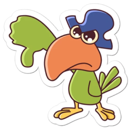 попугай пират, пиратский попугай, попугай пират вектор, веселый попугай облаке, зеленый попугай мультика