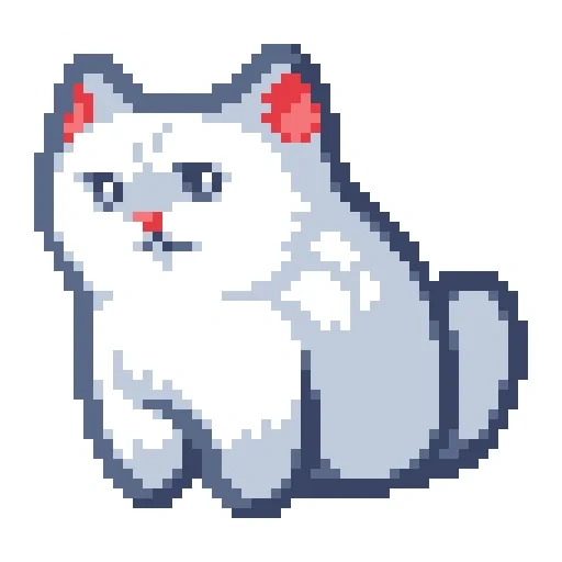 pixelkatze, pixelkatzen, pixel art cat, pixelkatze, drei pixelkatzen