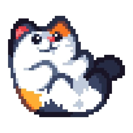 pixel cat, pixel cat, pixel cat, pixel cat