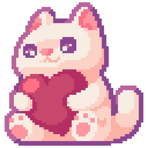 pixel cat, pixel cats, cute pixel drawings