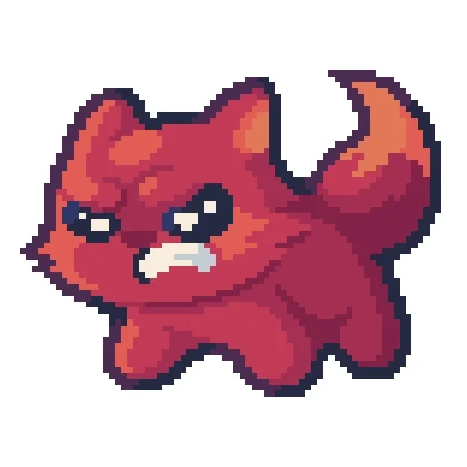 cat, vulpix pixel art