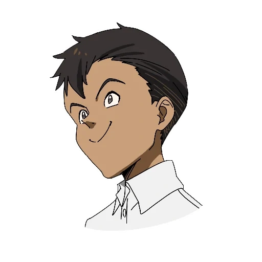 don neverland, in the style of anime, anime characters, the promised neverland is don, anime promised non relend don