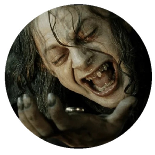 gollum, smagolol hobbit, sweagle is a hobbit man, the lord of the rings smagagol, the lord of the rings return of king gollum