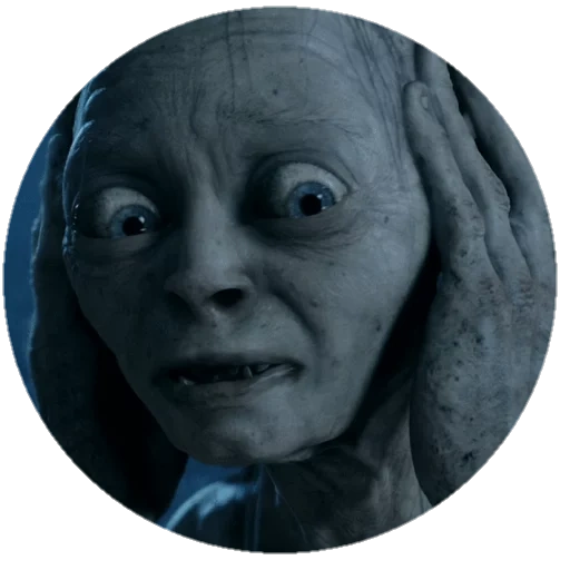 gollum, senhor dos anéis, gollum senhor dos anéis