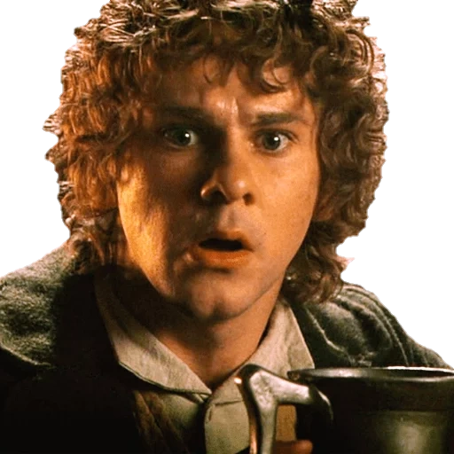 frodo baggins, senhor dos anéis, meriacol brandibak, o senhor dos anéis frodo, pippin senhor dos anéis