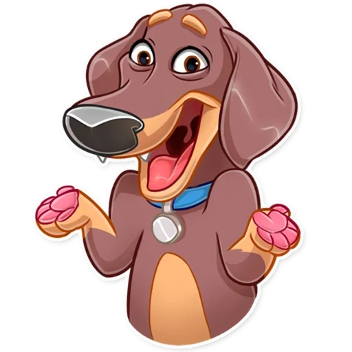 hunde, reggie hund, der dachshund ist cartoon, geheime leben von haustieren vatsap