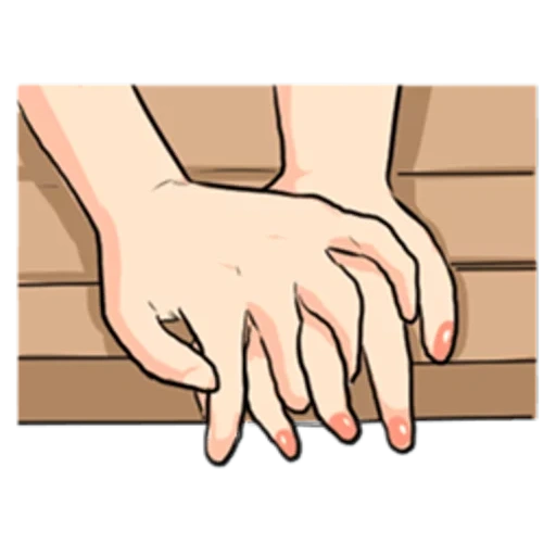 hand, finger, mensch, händchen halten, hände illustration