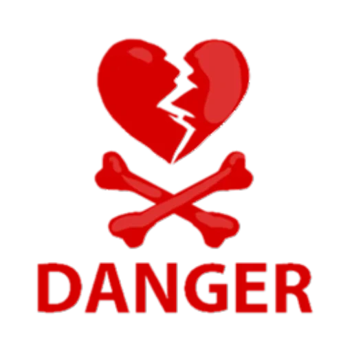 danger 8888, segno di pericolo, pericolo amore, iscrizione del pericolo, pericolo dell'icona