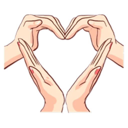 heart hand, heart-to-hand connection, hold your heart with both hands, heart-arm posture