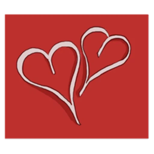 cœurs, coeur de papier, symbole du cœur, le cœur est rouge, cinq est un symbole d'amour