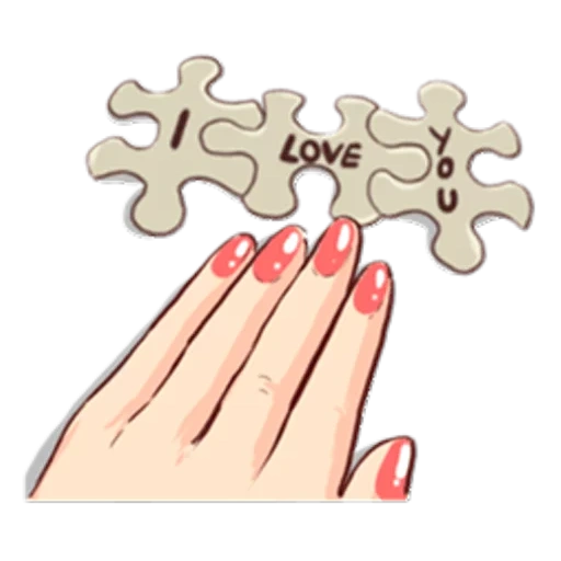 puzzle, love, jigsaw note, love puzzle, cartoon manual connection jigsaw puzzle