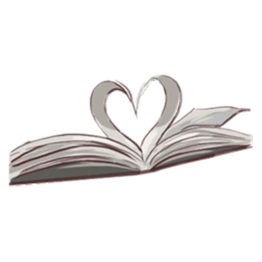 prenotare, taccuino, sfondo grigio, libri sull'amore, il cuore dei libri è un background trasparente
