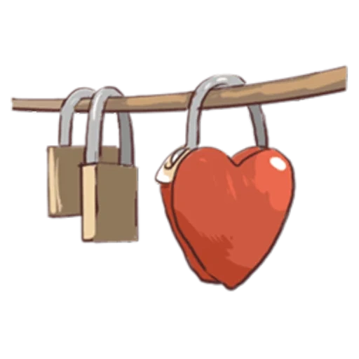 farsi, cinta, kunci jantung, simbol hati, kunci jantung