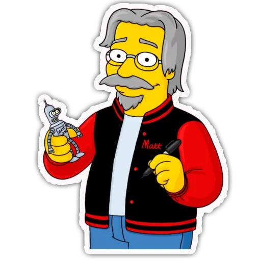 the simpsons, matt gronin simpson, the simpsons by matt groening, founder of the simpsons in springfield, matt groening creator of the simpsons