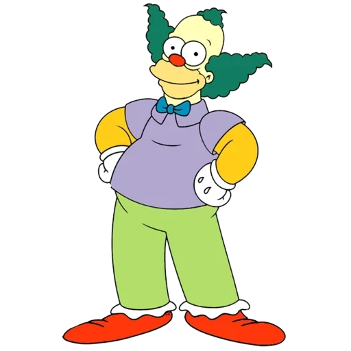 clown to stole, simpsons, simpsons, simpsons characters, clown to stole the simpsons