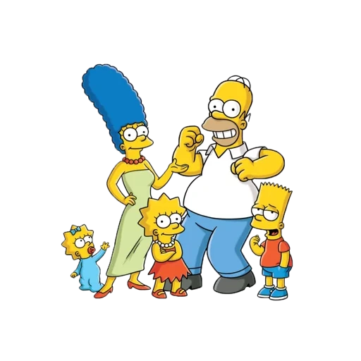 les simpsons, heroes simpsons, maggie simpsons, famille simpsons, personnages simpsons