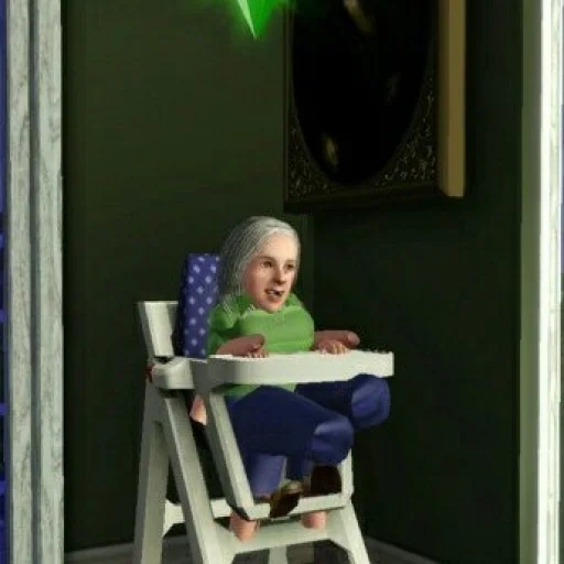 high chair, feeding chair, triplets sims 3, children's high chair, feeding chair