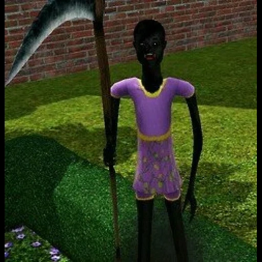 kengerian, sims aiu, sims 3 glitches, makeup riber sims 2, grim reaper sims 2