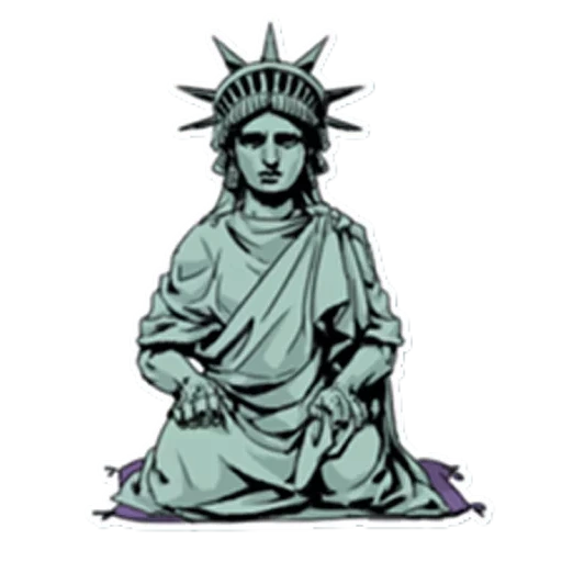 patung liberty, wajah patung liberty, patung liberty anak, patung liberty gipeg, siluet patung liberty
