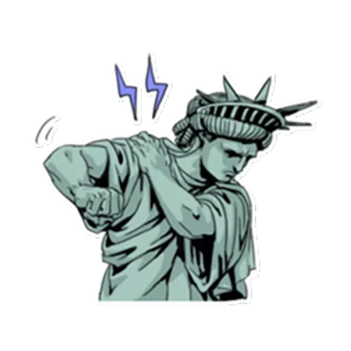statue of liberty, sketch of the statue of liberty, statue of liberty for children, satire on the statue of liberty