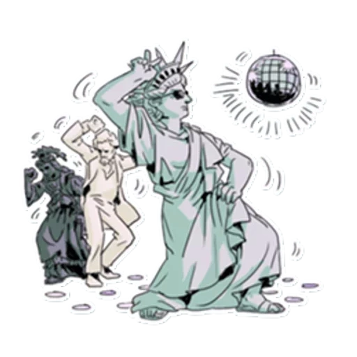 girl, cartoon, comics are funny, cartoons of instigators, statue of liberty cartoon