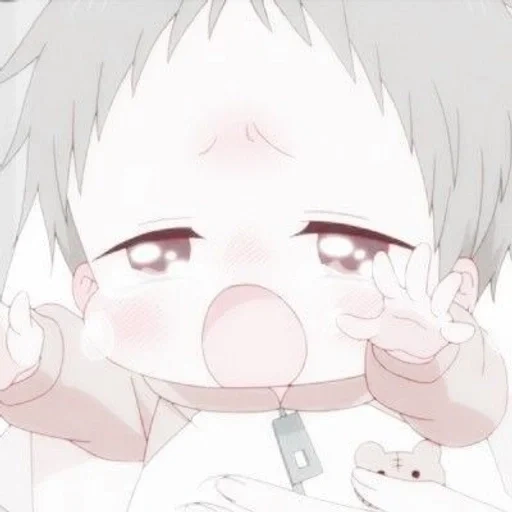 image, anime mignon, enfants anime, bébé anime, gakuen babysitters kotaro