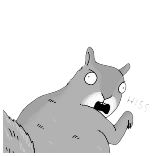 piada, humano, tradução wolfcat, totoro branco, desenho engraçado de lobo