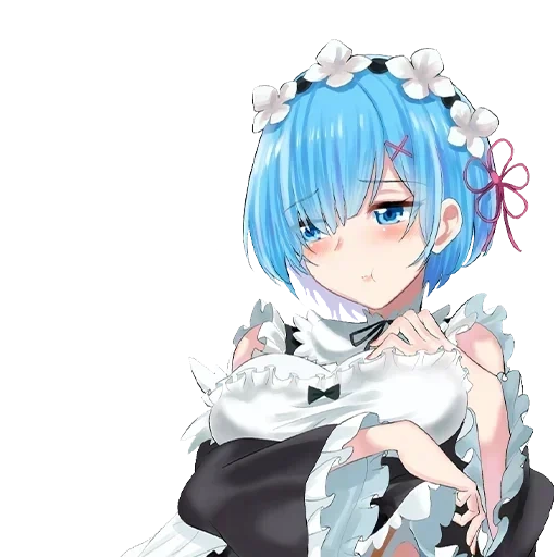 рэм аниме, рем аниме, rem re zero, рэм re zero